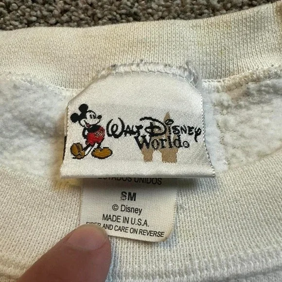 Vintage Epcot discovery Walt Disney world crewneck sweatshirt size small READ - Picture 2 of 5